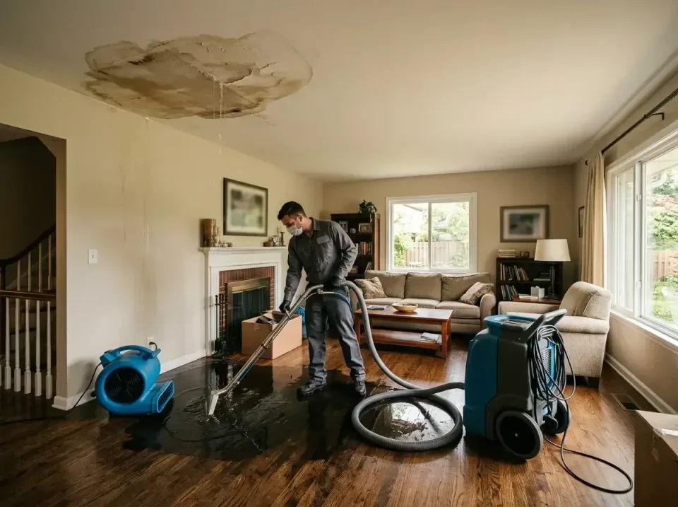 attic-pipe-burst-ceiling-drip-008 — frequently asked questions, Water Damage Restoration & Carpet Care in Monroe, MI